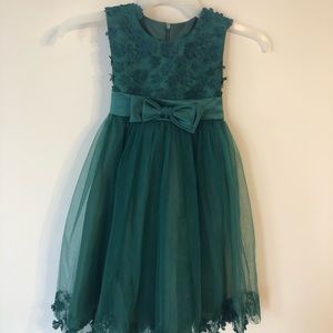 Holiday Big/Little Girl Flower Lace A-line Wedding Party Dresses - Formal Wear